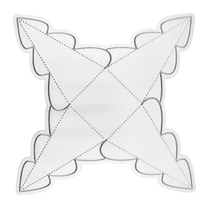 ที่ตัดลายกระดาษโลหะกล่องสามเหลี่ยมแบบทำมือแม่แบบเหล็กคาร์บอนพิมพ์นูนสำหรับทำสมุดภาพลายฉลุแม่แบบแม่แบบ