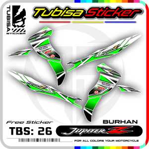 Sticker Striping Variasi Jupiter Z Burung Hantu - Stiker Striping Motor Jupiter Z. TBS.26