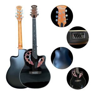 Chard ED12 41inch Turtle back shape design Ovation Acoustic Guitar with EQ