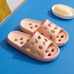Bathroom Shower Slipper Eva Non-Slip Quick Drying Water Leakage Soft Bottom Sandals Slipper Foam Sandals
