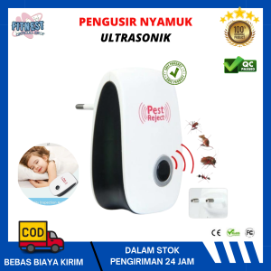 [ PROMO CUCI GUDANG ] Pest Reject X Ultrasonic Alat Pengusir Nyamuk Serangga Tikus Ultrasonik Asli Paling Ampuh Di Rumah Perangkap Jebakan Electric Pest Repeller Riddex Alat Pembasmi Anti Nyamuk Lalat Kecoak Tikus Hama Elektrik Tanpa Asap Aman Untuk Bayi