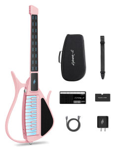 Cyber-G by Enya Stringless Smart Backing GuitarChord GeneratorBuilt-in Drum Machine & Bassline 20 instrument sounds including Electric guitarAcoustic Electric Guitar Digital Piano etc. App Interactive Chord Sheets
