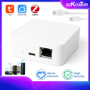 Tuya Zigbee 3.0 Wired Gateway Hub Smart Home Bridge Smart Life App Remote Control Work with Alexa Google Assistant