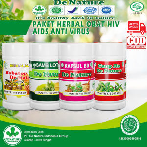 HIV SEMBUH ! OBAT ATASI HIV AIDS ANTI VIRUS - ARV - SIPILIS MENAHUN - RAJA SINGA - EPILEPSI - KEJANG - TINGKATKAN IMUN - HERBAL DENATURE ORIGINAL