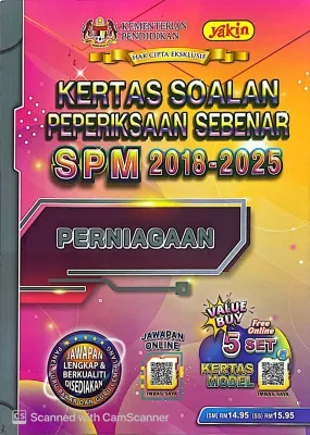[BS] Yakin - Past Year SPM 2021-2025 Kertas Soalan Peperiksaan Sebenar SPM Edisi 2026