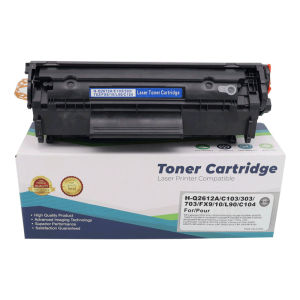 Compatible Q2612A 12A Black Toner Cartridge 2000 Pages Yield (A45% Coverage100g Toner Powder) Replacement for HP LaserJet 1010 1012 1015 1018 1020 1022 3015 3020 3030 M1005 M1319F MFP Printers