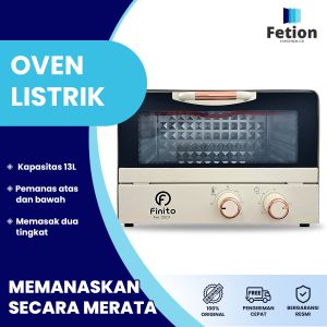 Oven listrik 13L Electric 800 Watt Oven Kue Multifungsi Kontrol Suhu Timer