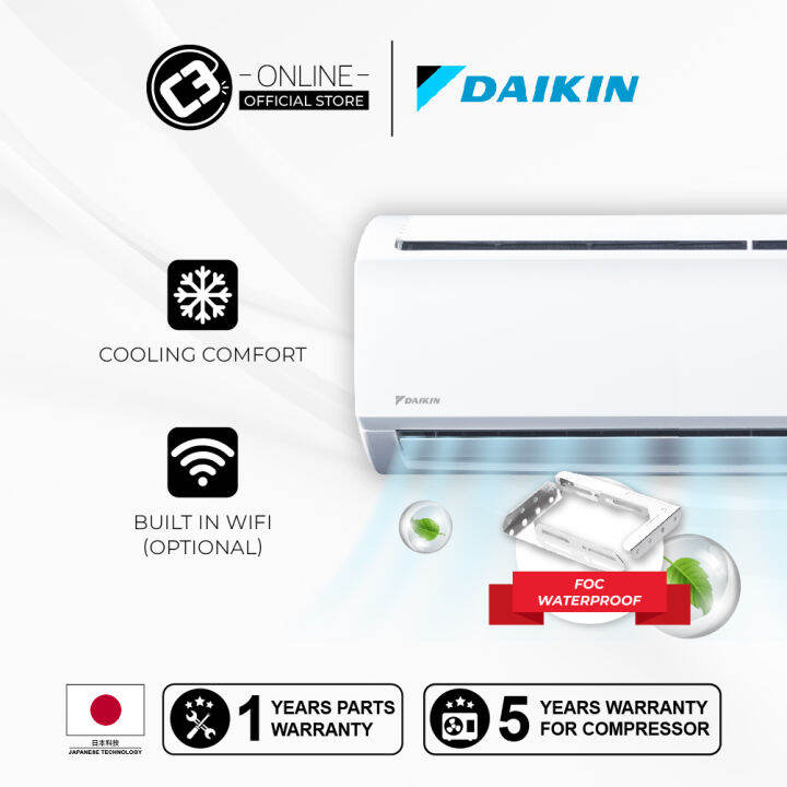 Klang Valley Daikin Hp Hp Hp Hp Aircond Ftv Non Inverter Wall Mounted R Air