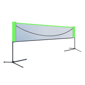 Portable Badminton Net Set With Stand and Carry Bag: Folding Volleyball Tennis Badminton Net Easy Setup outdoor & indoor