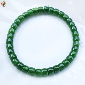 Graduation Grade Diopside Old Style Abacus Rondelle Bracelet