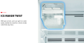 TOSHIBA 2 DOOR INVERTER FRIDGE 270 LITRE GRRT300WEPMY(DS) DARK SILVER/ GRRT300WEPMY(UB) URBAN BLUE/ GRRT300WEPMY(UK) URBAN BLACK. 