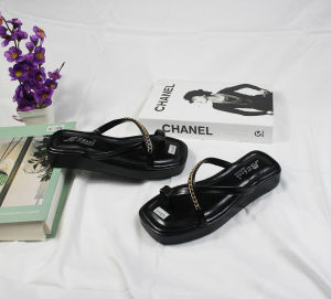 Sandal Flafrom Wanita Jepit Rantai Sandal Wanita Terbaru Sandal Wanita Termurah Snadal Wanita Empuk