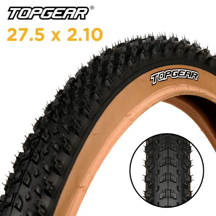 TOPGEAR 26 x 1.5 26 x 2.10. 27.5 x 2.10 29 x 1.95 700 x 38C Coffee Skin Wall Bicycle Tire Sold per Piece Isang Piraso Lazada PH