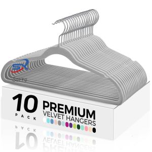 50sets of non-slip velvet hangers space-saving elegant design elegant and beautiful home storage