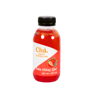 Chá. Craft Kombucha vị Dâu Húng quế - Trà trái cây lên men thủ công