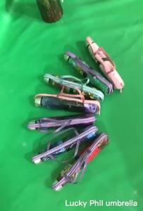 3F Manual Umbrella Windproof Random Color & Design assorted 8 Ribs Stainless Steel