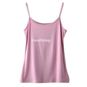 HANAFIHSHOP - Tanktop Cewek Tali Kecil Super Soft Fit To XL Tank Top Wanita Polos Bahan Lembut Tangtop Tengtop Kaos Dalam Singlet Cewe Allsize Premium