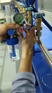 Oxygen Regulator Meter Pressure Flowmeter Reducer Manual Valve Air Inlet Male Thread G5/8 14