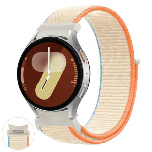 Dây đeo nylon cho Samsung Galaxy Watch 7/FE/6/5/4 40mm 44mm Dây đeo thể thao đính kèm bằng một cú nhấp chuột cho Galaxy Watch 6 Classic 47mm 43mm/Galaxy 5 Pro 45mm/4 Classic 46mm 42mm