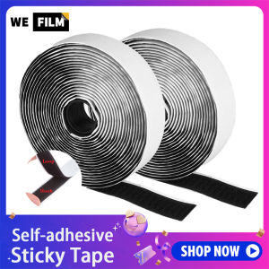 WEFILM Tape Nylon Adhesive Self Adhesive 20mm Hook & Loop Sticky Fastener Mosquito Net Double Side Sticky Tape(Black&White 1/2/3/5/10M)