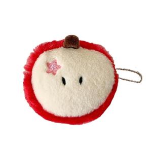 Soft Fuzzy Purse Small Zippered Pouch For Keys Earphones Compact Carry Lightweight Design