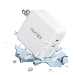 Củ sạc CHOETECH PD6008 GAN 100w 2 cổng PD (Type C) - Hàng chính hãng