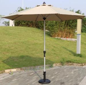 Outdoor Umbrella with Stand Heavy Duty Garden Umbrella With Base Outdoor Sunshade Umbrella With Light Thickened Fabric Outdoor Post Umbrella