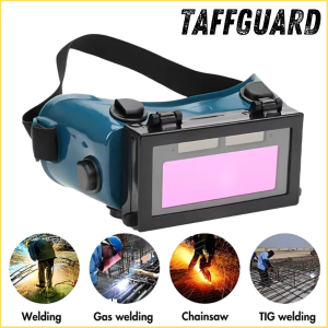 TaffGUARD Kacamata Las Otomatis Gelap Terang Anti Asap Auto Darkening Welding Goggles - YZ01