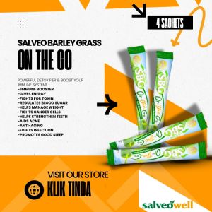 KT - SBG 240grams Powder in a Jar Salveo Barley Grass BOOST your Health and Immunity Effective FDA Approved