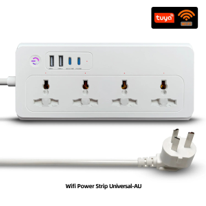Holakay WiFi Smart Power Strip | Surge & Overload Protection 4 AC Outlets 2 USB Ports (1 QC 3.0 2 Type-C) Works with Alexa & Google Home No Hub Required