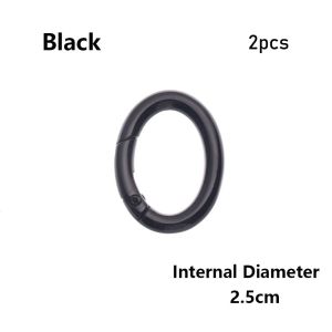 UUMIR 1/2/5pcs โลหะผสมสังกะสีชุบ เครื่องประดับ ตะขอเกี่ยวขวด คาราไบเนอร์กลางแจ้ง คลิปหนีบกระเป๋า หัวเข็มขัดกระเป๋า แหวนวงรีสปริง