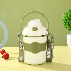 Bình giữ nhiệt cao cấp ECHO 750ml inox316 có dây đeo cốc nước giữ nhiệt thể thao bình có ống hút vỏ chống xước