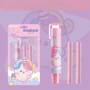 retractable cute eraser korean style penghapus pensil bentuk pen shape eraser penghapus lucu motif Kawaii penghapus korea