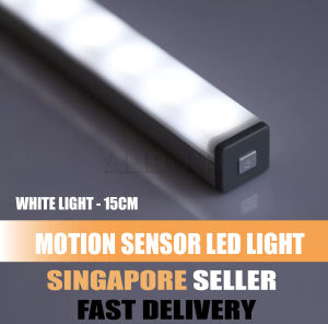 Wireless Motion Sensor LED Light Night Lamp USB Rechargeable Battery w Magnet for Closet/Cabinet/Stairs/Wardrobe/Kitchen/Bed/Study Table/Toilet