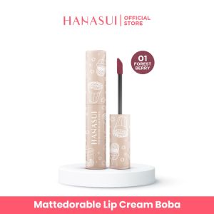 Hanasui Mattedorable Lip Cream Boba Edition Official Lovablemart Bisa COD Bayar di Tempat ORIGINAL BPOM Hanasui Lip Cream Lipcream Hanasui BOBA