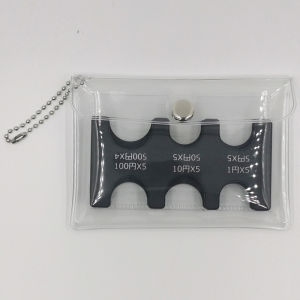 [ Coin clip Coin storage bag ] Portable small bag Classified Coin Purse PVC Transparent card holder