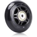 8 Pack Inline Skate Wheels Beginner's Roller Blades Replacement Wheel with Bearings Rollerblade Wheels 70mm. 