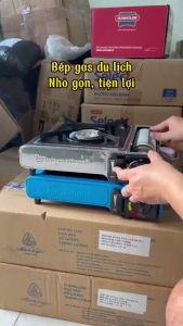 Bếp Ga Mini Du Lịch Tiện Lợi Chất Liệu Inox Chống Gỉ Cao Cấp Và Chắc Chắn Dễ Dàng Vệ Sinh Cất Giữ.