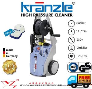 Kranzle K2160 TST Industrial High Pressure Cleaner 160Bar 11L/min 40kg (with Dirtkiller & Hose Reel)