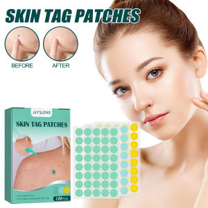 Jaysuing Skin Tag Patches 120pcs - Gentle Exfoliating Skin Care Stickers with Salicylic Acid Smooth Clear Skin Patches for Daily Beauty