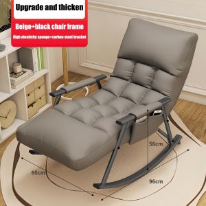 Rocking Chair Lazy Sofa Bed Reclining Chair For Home Living Room Balcony Use