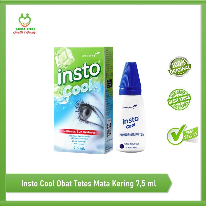 INSTO COOL Obat Tetes Mata Kering Mata Kering Obat Mata Gatal 7,5mL
