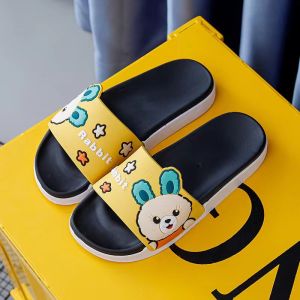 New Korean-Style Cute Cartoon Slippers For Women Suitable For Summer Outdoor Wear Home Use Indoor Bathroom Bathing Thick-Soled Sandals Trendy On