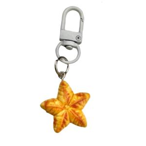 Elegant Lovely Bread Dough Keychain Hanging Ornament Sturdy and Delicate Materials for Trendy Drivers and Collectors