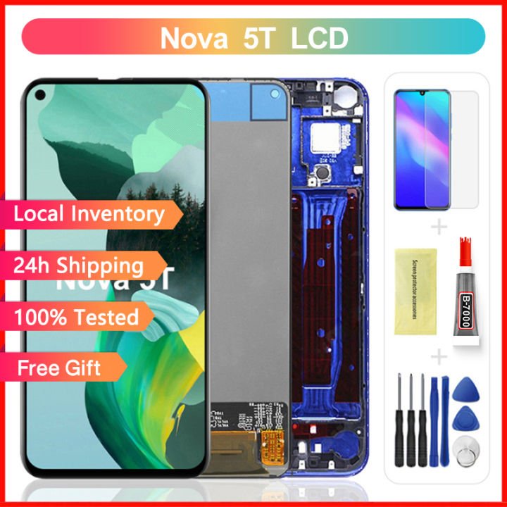 Pannello Sostitutivo Huawei Display LCD Frame Per Huawei Nova 5T / Honor 20 - Schermo Di Ricambio, Nuovo, 3 Mesi Garanzia Honor 99