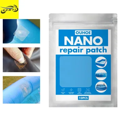 Homyl Tent Repair Tape Clear Inflatable Swimming Pool Repair Patches Waterproof Puncture Mending for Bed Tent Awnings