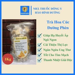✅[CHÍNH HÃNG] Trà Hoa Cúc Đường Phèn Giúp Hạ Huyết Áp Ngủ Ngon Cải Thiện Thị Lực Tốt Cho Tim Mạch Thanh Nhiệt Giải Độc