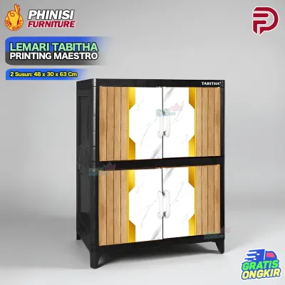 Lemari Pakaian Plastik Tabitha Maestro Printing Lemari Pintu Printing Lemari Kaca Tabitha Minimalis