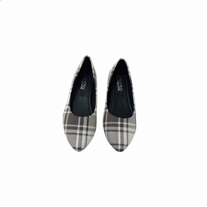 Sepatu Wanita Flat Shoes Nasru Corak Kotak Kerja Main Jalan Wanita Kekinian Remaja Dewasa Terbaru Terpopuler - B28