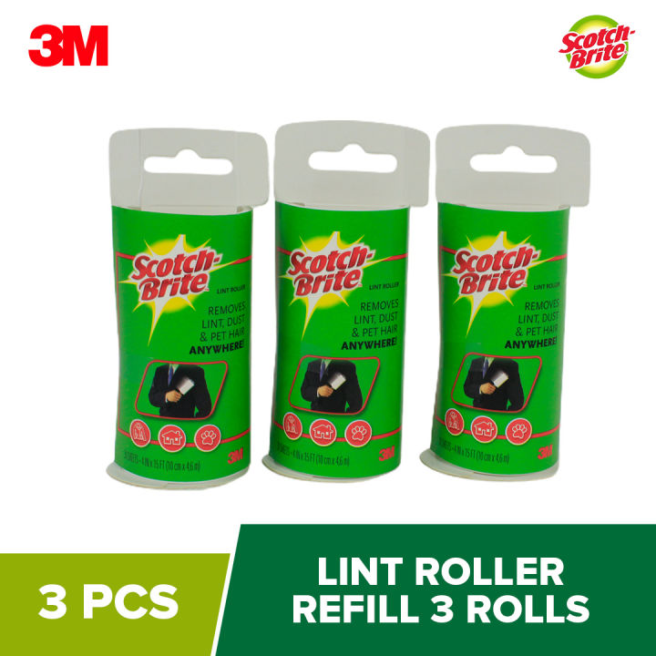Lint Remover - 3 Rollers - Black